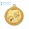 Hergestellt in China hochwertige benutzerdefinierte Metall Messing 3D-Kreis geformt aushöhlen Sport-Basketball-Medaille